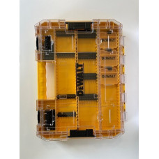 Великий міцний кейс DeWALT+ [DT70804-QZ] з 3 невеликими коробками для зберігання, 8 тримачами для біт та 6 відділеннями