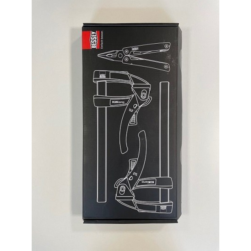 Швидкознімний важільний затискач, сталь, 200x80 мм, KliKlamp Bessey [KLI20]