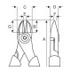 Изолированные бокорезы, для работы с напряжением 1000 В, с прогрессивным режущим краем 160 мм, ERGO Bahco [2101S-160]