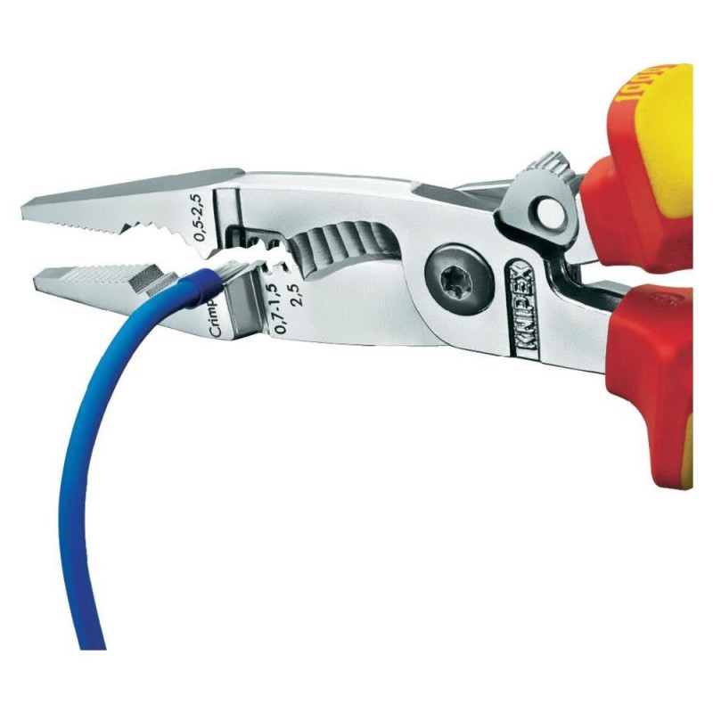 Плоскогубцы Knipex VDE с 6 функциями для электриков [13 86 200]