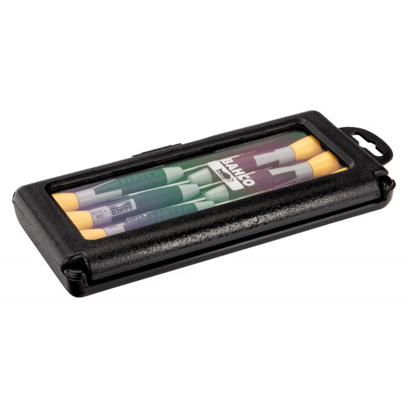 Набор из 6 прецизионных плоских отверток, Bahco [706-3]