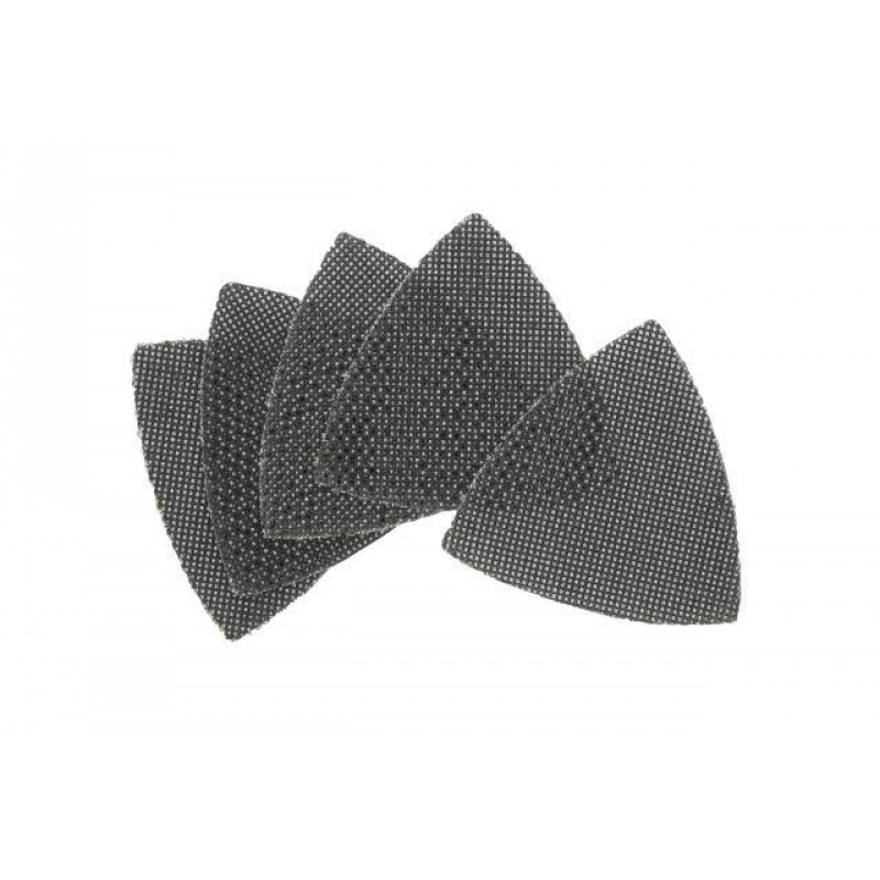 Набір із 5 трикутних шліфувальних сіток DELTA для дерева, металу, ПВХ, зернистість 240, 93x93x93 мм, DeWalt [DTM3095-QZ]