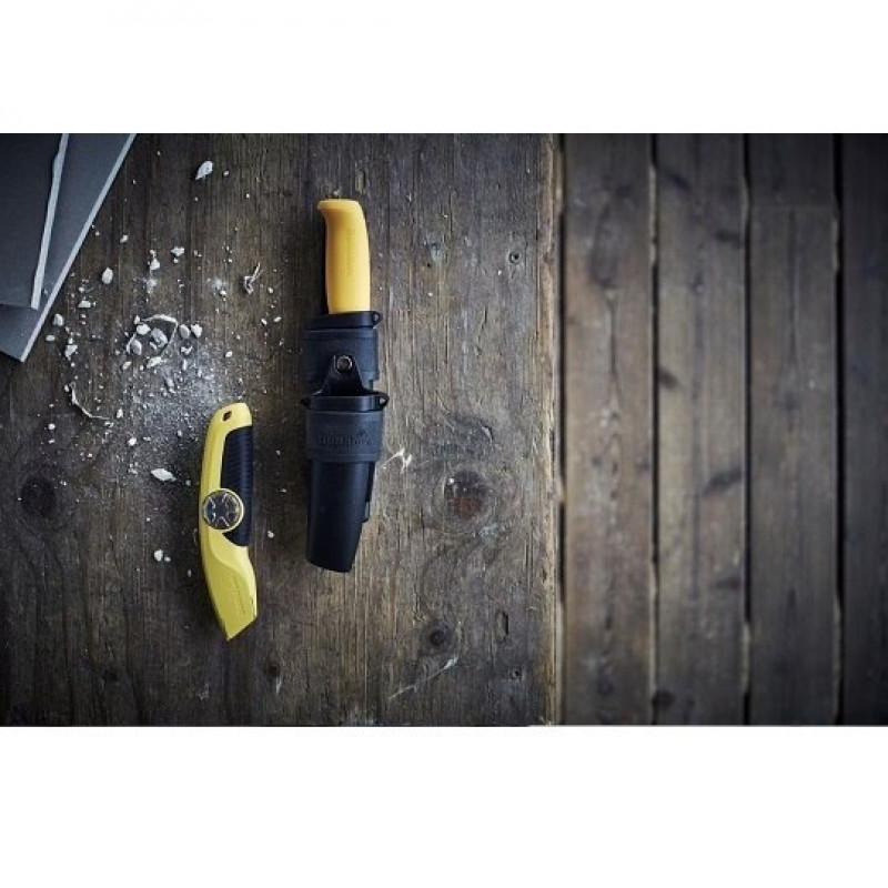 Набор из 2 ножей: безопасный нож SK + нож USRA с трапециевидным лезвием, двойная кобура Hultafors [381050]