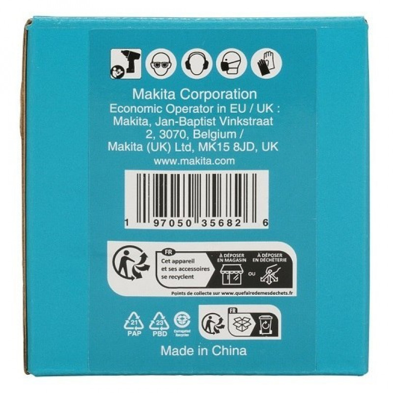 Шестигранна ударна головка 1, розмір 55 мм, Makita [E-24642]