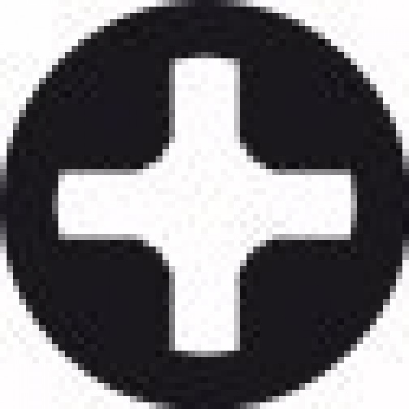 Набір з 10 шт. біт 1/4 для гвинтів з хрестовим головним головкою, розмір PH1/25 мм, Wera [05072400001]