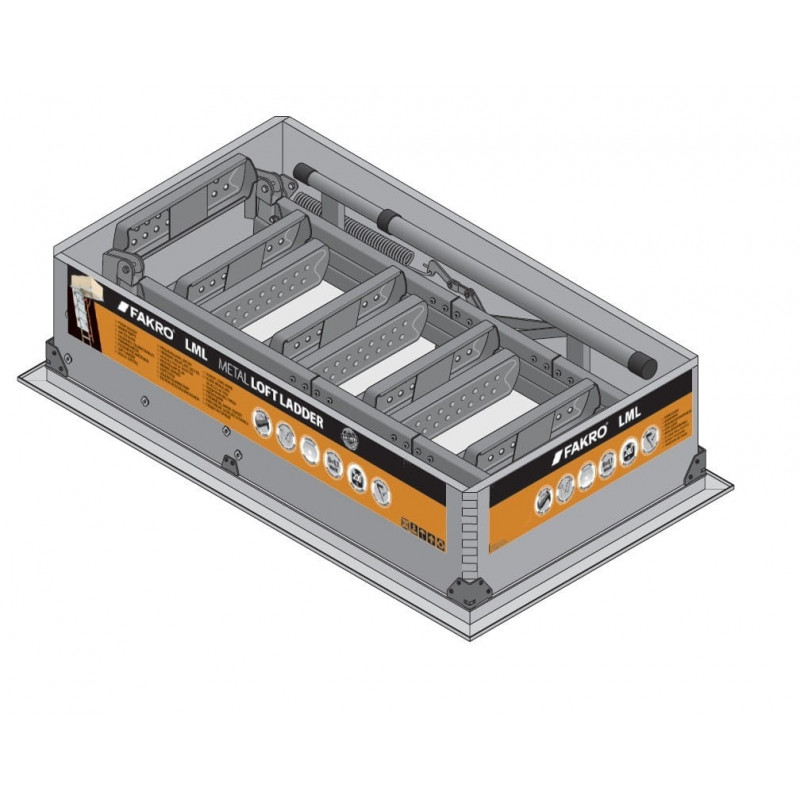 Горищна драбина FAKRO LML LUX 70x140