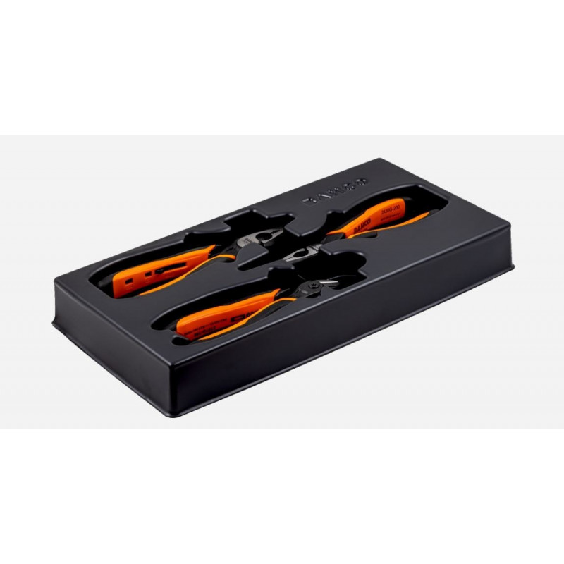 Набір плоскогубців-вставок для інструментальних візків BAHCO [9897G/3]