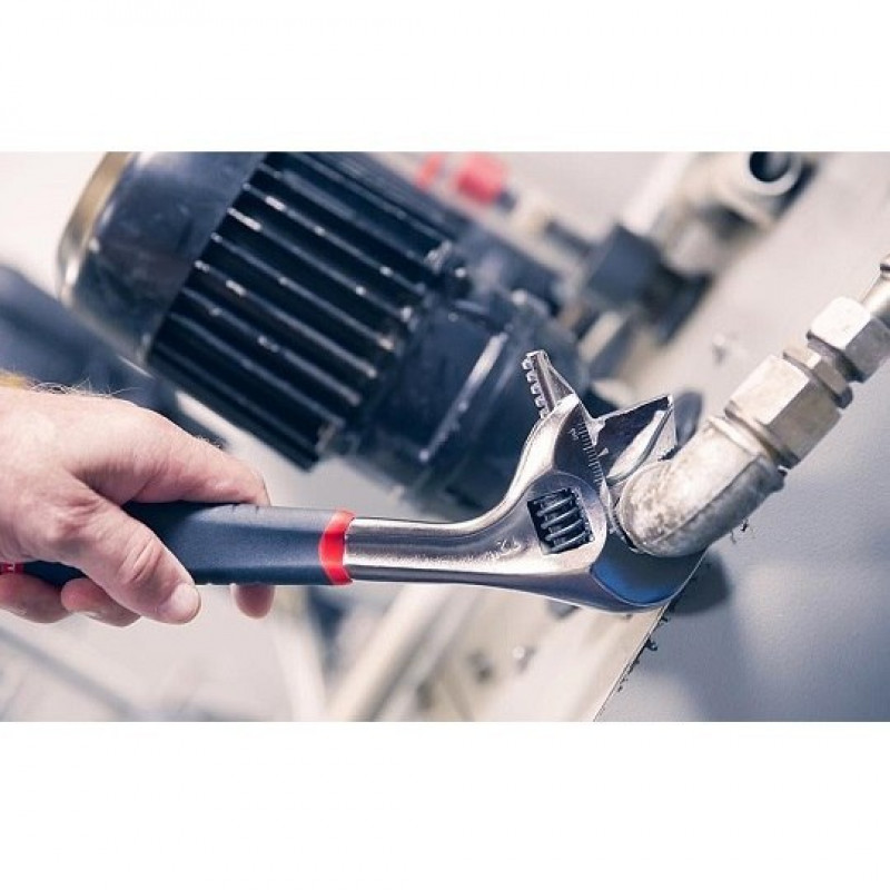 Шведський розвідний ключ 376 мм з поворотною кулачком, відкриття кулачка 50 мм Facom [101.15GR]