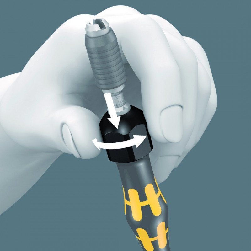 Викрутка динамометричного типу 0,05-0,11 Нм Kraftform Micro ESD WERA [05074804001]