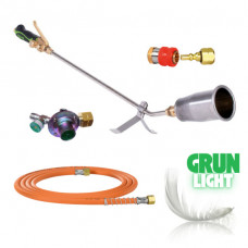 GRUN LIGHT – Кровельная горелка St 65/800 с 10-метровым шлангом KOMA и редуктором | Полный комплект