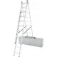 Алюминиевые многофункциональные стремянки 3x9 CORDA KRAUSE [033390] с функцией монтажа на лестницу