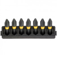 Набір із 7 ударних біт 1/4, Phillips PH2/25 мм, EXTREME FLEX TORQ, DeWALT [DT70807-QZ] Міцний кейс+