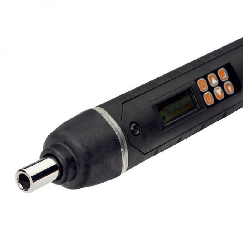 Електронна динамометрична викрутка з вимірюванням крутного моменту та кута, 0,45-9 Нм, Bahco [TAS14H09] з шестигранним кріпленням 1/4