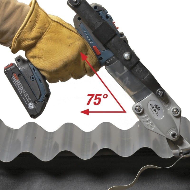 Механічні ножиці для листового металу TSCM Malco для різання гофрованого листового металу