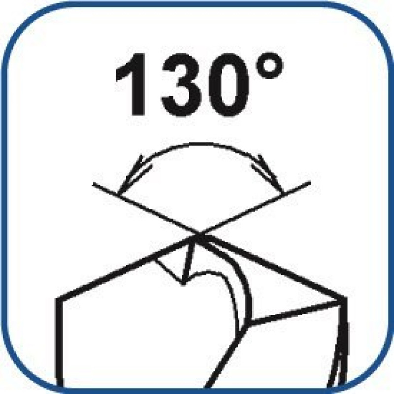 Набор металлических сверл HSS-Co Grip с заточенной ручкой KM 19, размеры от 1,0 до 10,0 мм, 19 шт. [0065600019100]