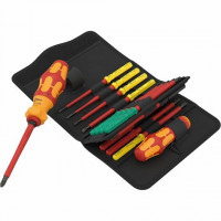 Комплект из 2 ручек со сменными лезвиями для работы под напряжением, Kraftform Kompakt VDE 17 RA 1, Wera [05006618001] 2go