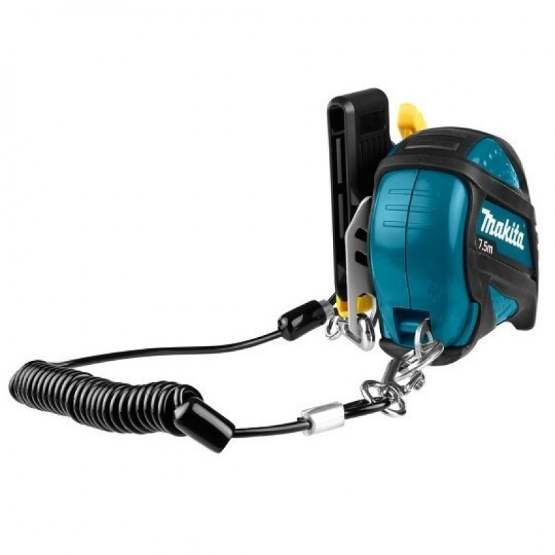 Рулетка Makita 7,5 м с предохранительным тросом [B-57174]