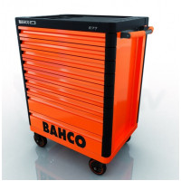 Тележка для инструментов Bahco Premium с 9 ящиками оранжевого цвета [1477K9]