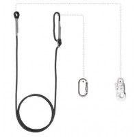 Горизонтальний анкерний трос LP200FLR з карабінами AZ011 та AZ002 (5 м) PROTEKT