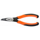 Плоскогубці з напівкруглими губками, зігнуті під кутом 45º, довжина 160 мм, багатокомпонентна ручка, Bahco [2427 G-160]