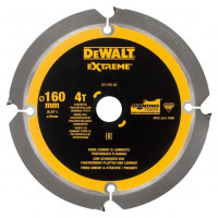 Пильне полотно для цементних плит, 160/20 мм, Extreme, DeWalt [DT1470-QZ] 4 зубці