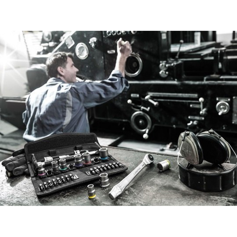 Набор головок 3/8 и бит 1/4, Zyklop Metal, 29 предм. [05004047001]