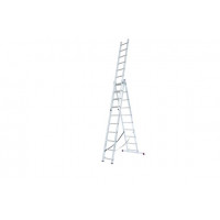 Багатофункціональні драбини Corda 3x10 сходинок Krause [030405]