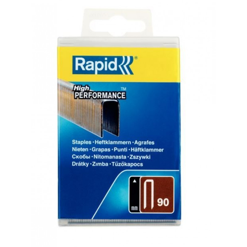 Узкие скобы для коронки PBS151, №90, длина 30 мм, 3000 шт. Rapid [5000125]