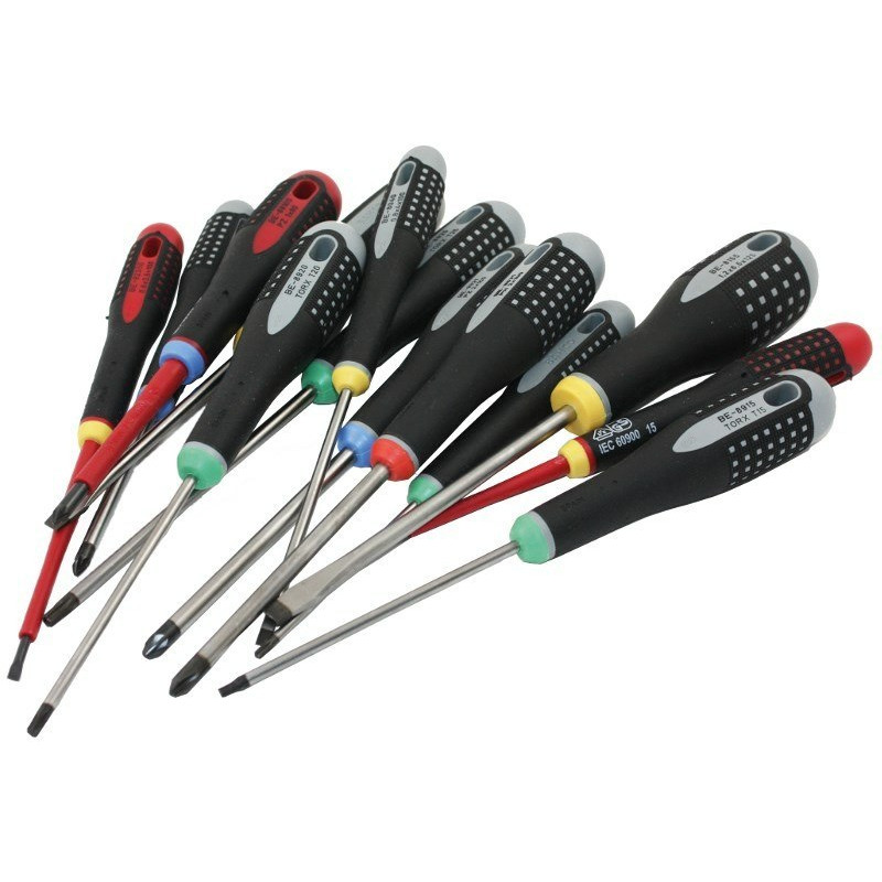 Набор из 13 эргономичных ручных отверток, BAHCO [BE-9875]