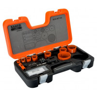 Набір біметалевих коронок Bahco, 11 предметів, для дерева та металу [3834-SET-94]