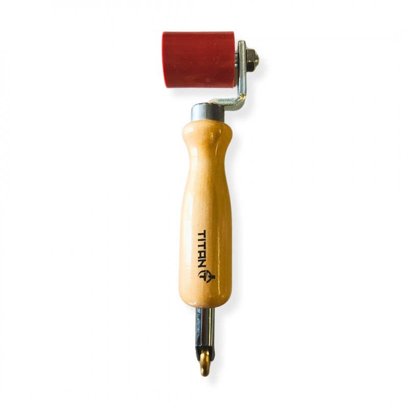 Двосторонній притискний ролик для мембрани та руберойду TITAN 40/5 мм (TSM40/5) TYTAN