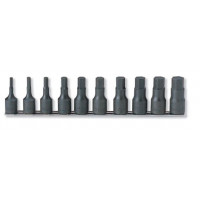 Набор головок с шестигранным ключом 4-19 мм, на полосе из 10 штук Koken [RS4012M/10-L60]