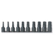 Набір головок з шестигранним ключем 4-19 мм, на смузі з 10 штук Koken [RS4012M/10-L60]