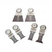Набор из 6 пильных полотен для мультиинструментов, BEST OF E-CUT STARLOCKPLUS WOOD &amp; METAL, Fein [35222967030]