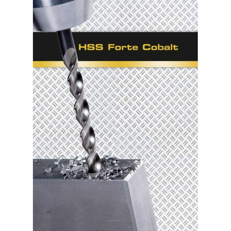 Сверло по металлу, кобальт 13,0 мм, HSS-Co Forte ALPEN [0061101300100]