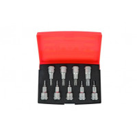 Набір головок-бітів Torx, 1/2, T20-T60, 9 предм. BAHCO [S9TORX]