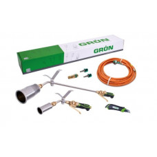 Комплект покрівельних пальників GRUN TOTAL STAL (обробка 45 мм) + ніж + швидкоз'ємний з'єднувач