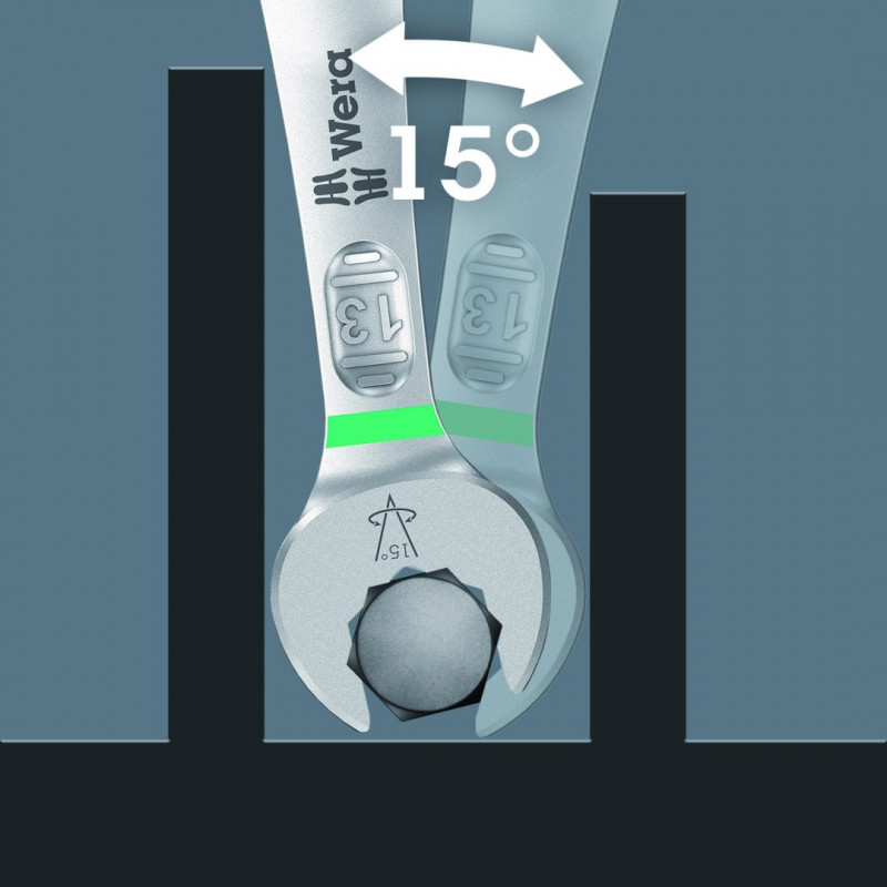 20-міліметровий ріжковий ключ, Joker 6003, Wera [05020500001]