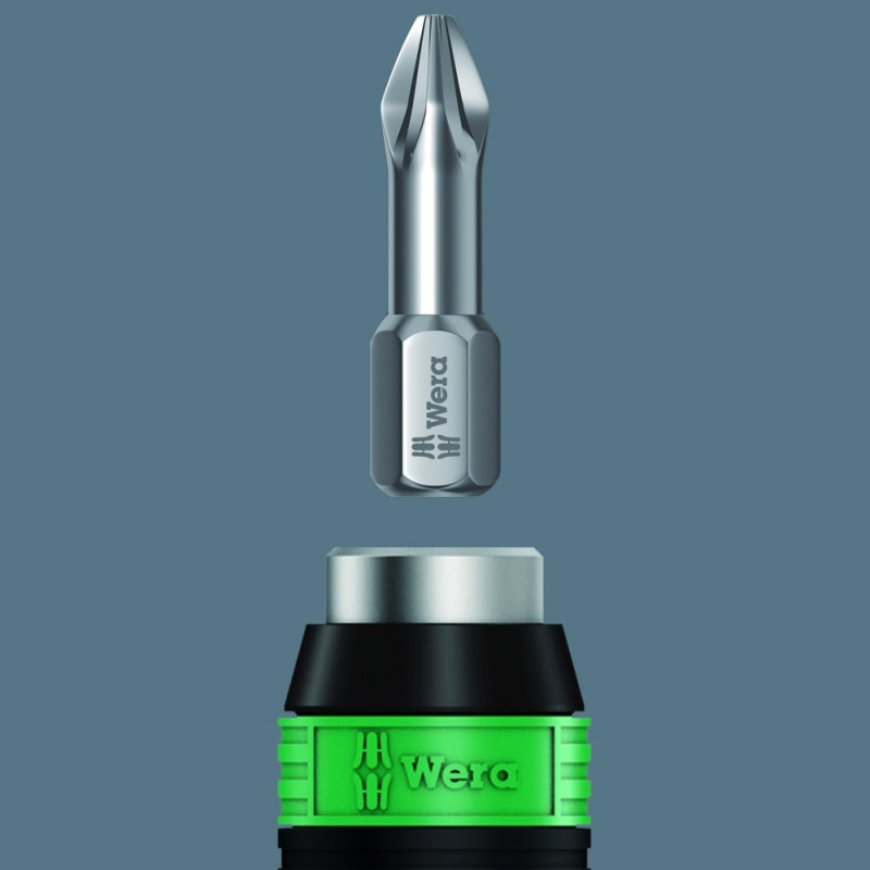 Викрутка з регульованим крутним моментом 0,30-1,00 Нм із швидкозатискним патроном Rapidaptor, Kraftform Wera [05074772001]