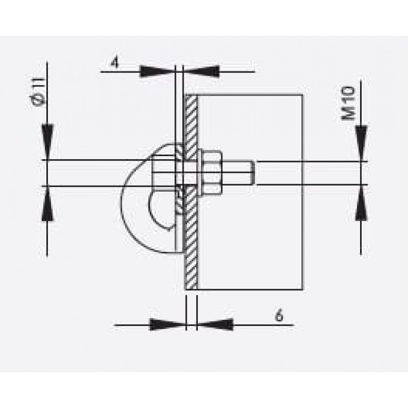 Анкерна точка типу A AT181 (SET AT181003) PROTEKT