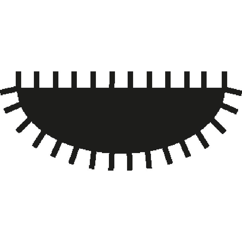 Полукруглый ручной напильник ERGO 300 мм [1-210-12-2-2]