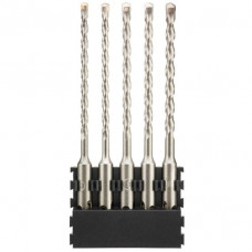 Набір із 5 свердел SDS+ для бетону, 5/5,5/6/6,5/7 мм, DeWALT [DT70838-QZ] сумісний із системою Tough Case+