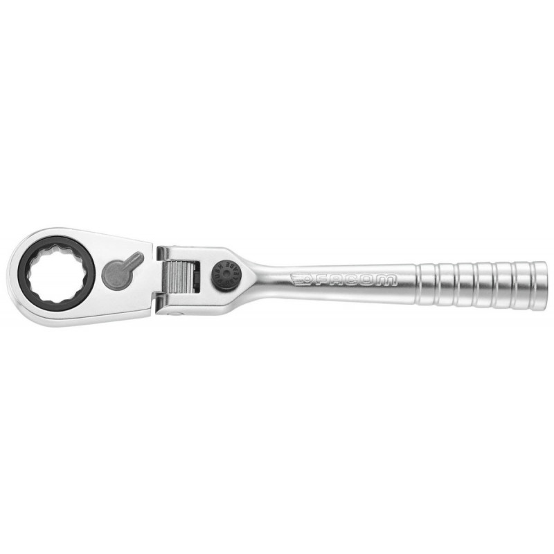 Компактная поворотная трещотка с набором шестигранных головок 1/4