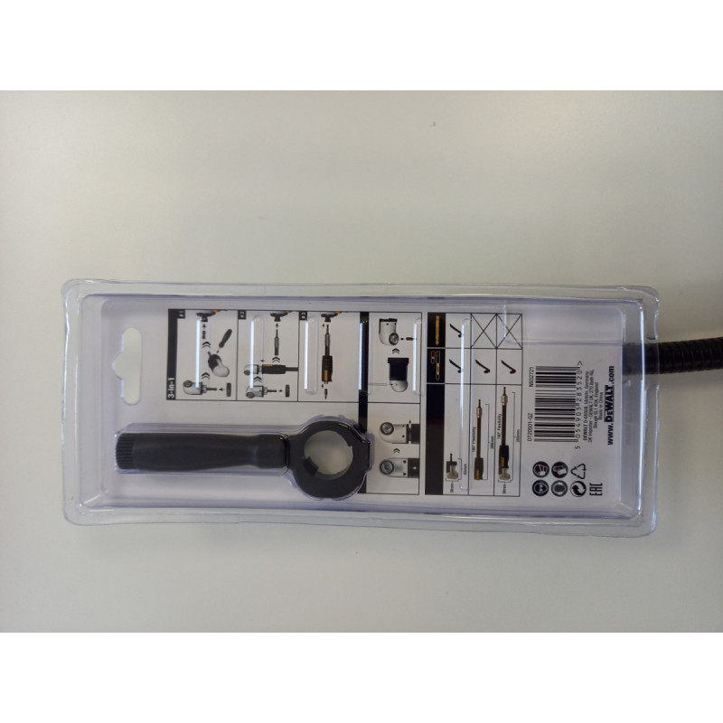 Гибкий удлинитель ударного инструмента DeWALT Impact Extreme 180° с угловой головкой 90° 1/4 3-в-1 [DT20501-QZ]