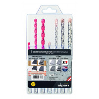 Набор твердосплавных сверл SDS+ для бетона F4 Forte и универсальных Profi Multicut, 7 шт. MB7 Alpen [0000100007100]