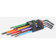 Набір із 9 кольорових ключів TORX BAHCO [C1997TORX/9P]