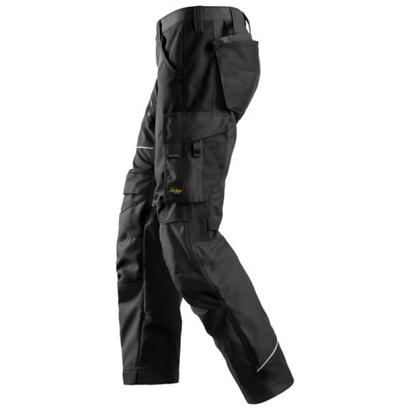 Робочі штани, RuffWork+, темно-сірі, 6303, Snickers [63035804146] розмір 146