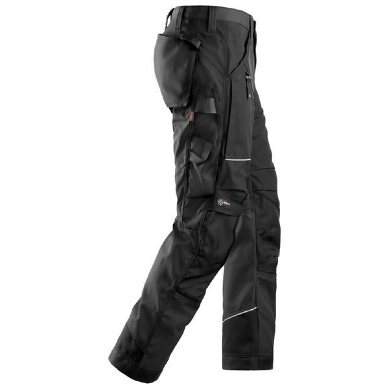 Робочі штани, RuffWork+, темно-сірі, 6303, Snickers [63035804146] розмір 146