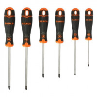 Набор из 6 отверток для шлицевых, PH и PZ винтов, BAHCOFIT Bahco [B219.026]