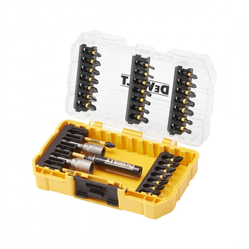 Набір із 33 ударних біт 1/4 IMPACT TORSION EXTREME, МАЛИЙ МІЦНИЙ КЕЙС+, DeWALT [DT70742T-QZ]